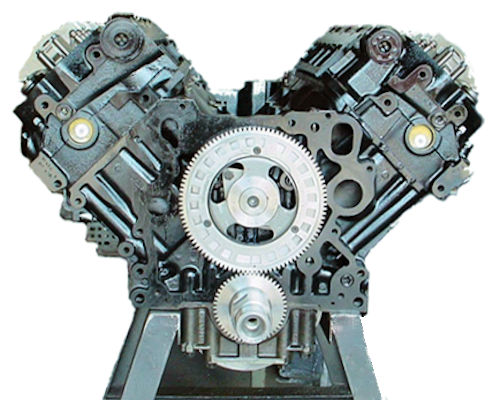 International T444E DIESEL 7.3L Reman Long Block Engine Vin Code AB
